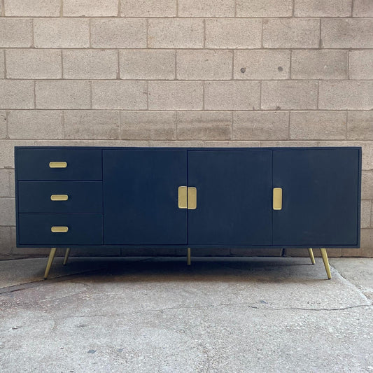 Lenox Mango Wood And Iron Low Profile Media Console