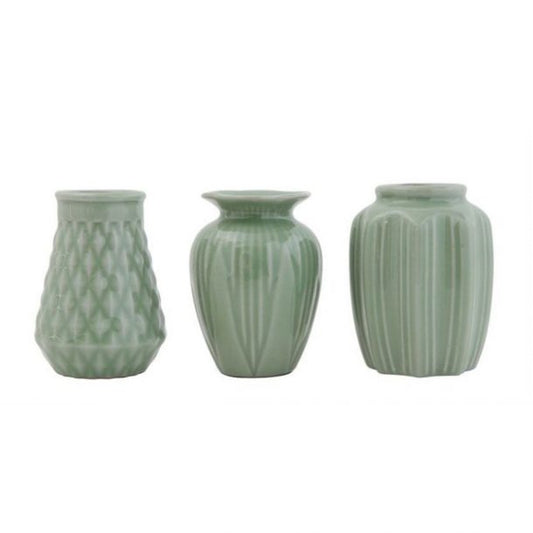 Jade Stoneware Vases