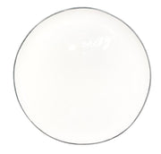 Abbesses Stoneware Medium Plate - Blue Rim