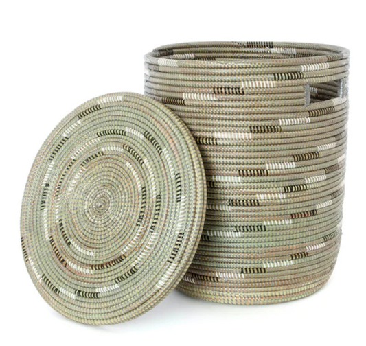 Silver Swirl Basket