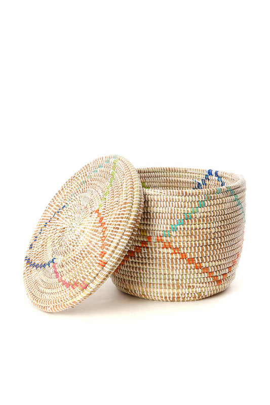Rainbow Garland Basket