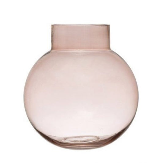 Glass Vase - Rose