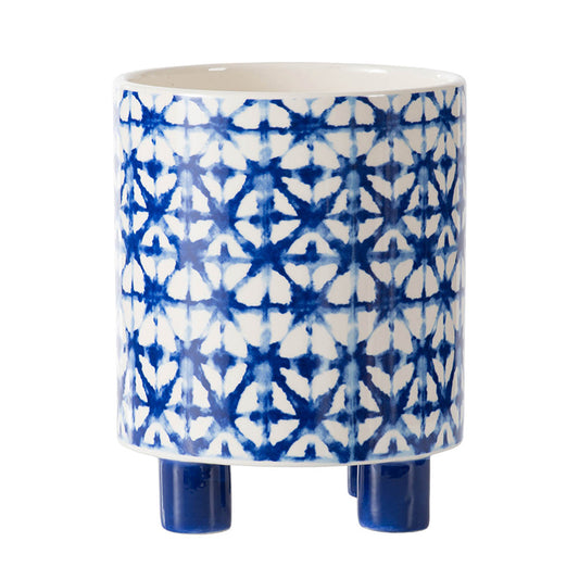 Geometric Watercolor Raised Planter