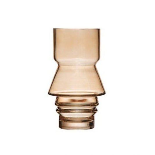 Glass Vase - Smokey Pink
