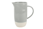 Shell Bisque Stoneware Pitcher - Grey