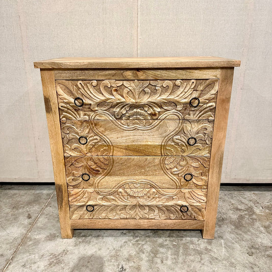 Manish Four Drawer Mango Wood Chest