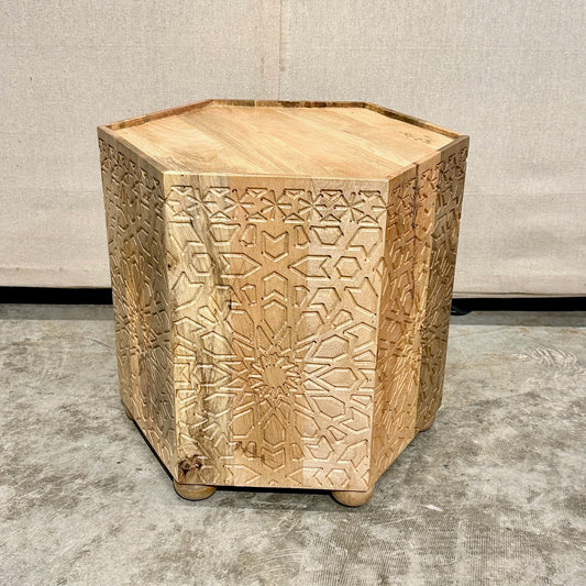 Gajendra Mango Wood Side Table