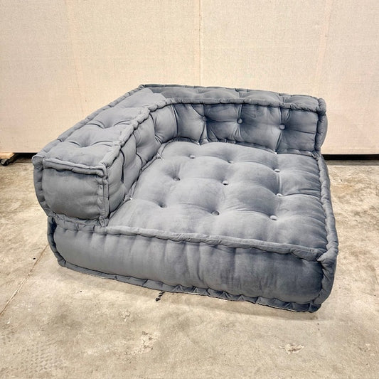 Bipasha Cotton Canvas Tufted Floor Cushion 40" X 40"