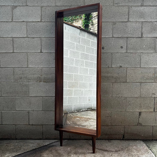 Rexburg Mango Wood Floor Mirror With Feet