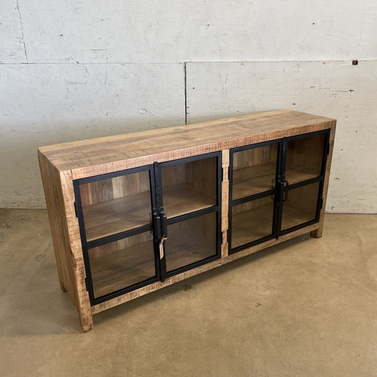 Bonney Lake Mango Wood And Iron Buffet