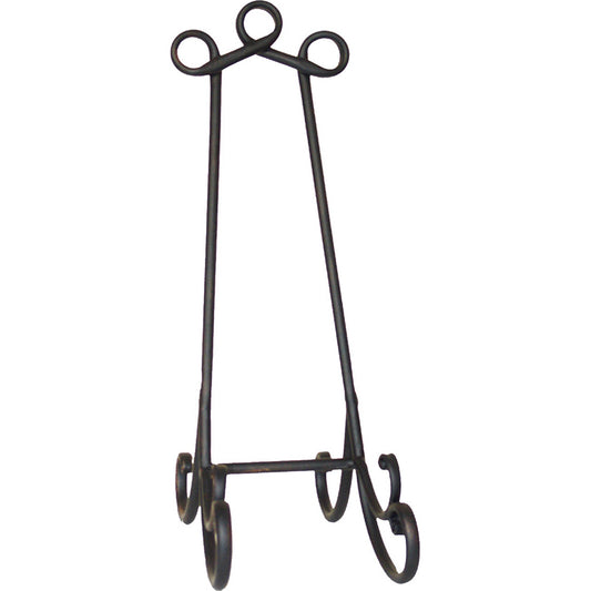 Black Metal Scroll Easel - Small