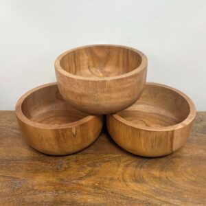 Jeju Teak Large Bowl