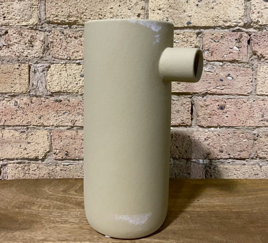 Neutral Stoneware Vase
