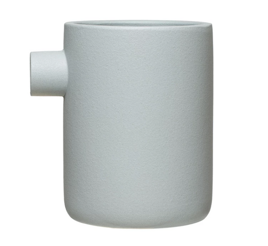 Powder Blue Stoneware Vase