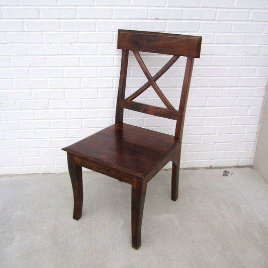 Delonix X Back Acacia Wood Dining Chair
