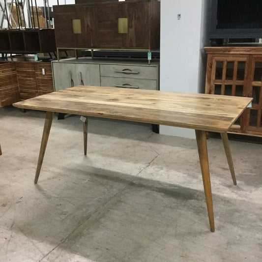 Arabella Mid Century Mango Wood Dining Table 69"