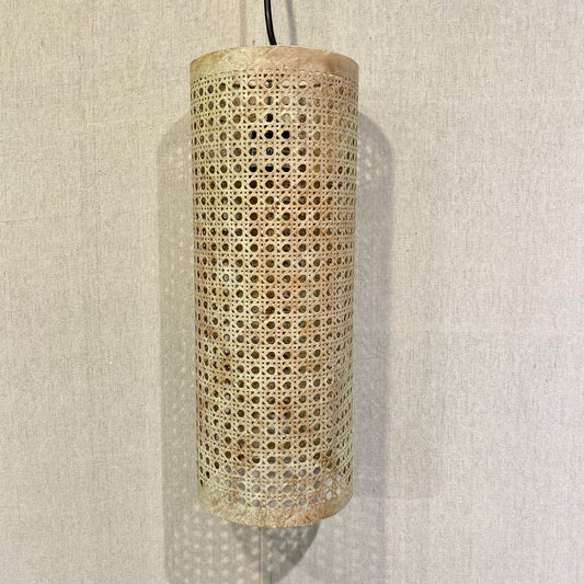 Amhurst Iron Rattan Hanging Light Fixture - Large