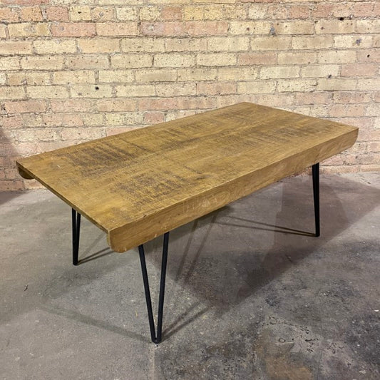 Candra Mango Wood And Iron Coffee Table