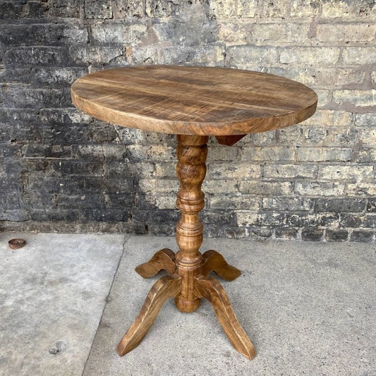 Baroda Mango Wood Tripod Side Table