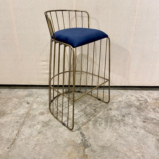 Linclair Iron Bar Stool With Cushion