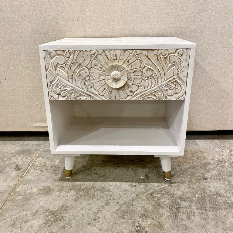 Tangier Mango Wood Side Table