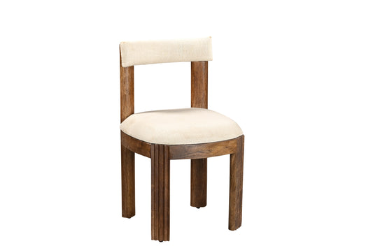 Harrison Mango Wood And Upholstered Dining Chair