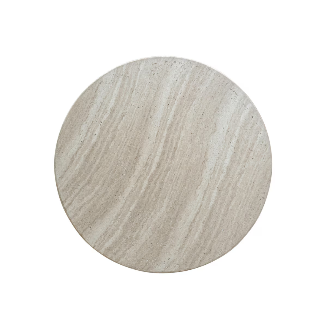 Charra Travertine Side Table