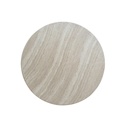 Charra Travertine Side Table
