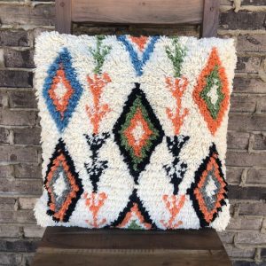 Edsel Diamond Pattern Pillow 20" X 20"