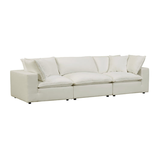 Modern Natural Performance Fabric Modular Sofa