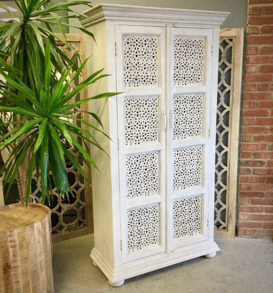 Mukri Mango Wood Upright Cabinet