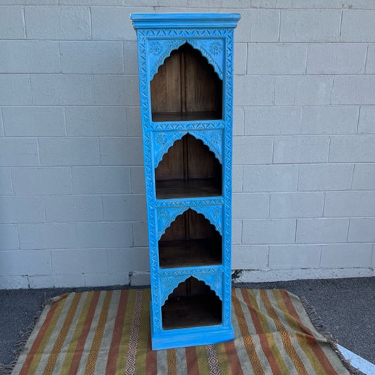 Dinesh Four Tier Single Arch Mango Wood Bookcase
