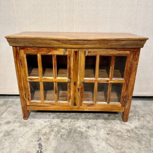 Tapti Mango Wood And Glass Sideboard