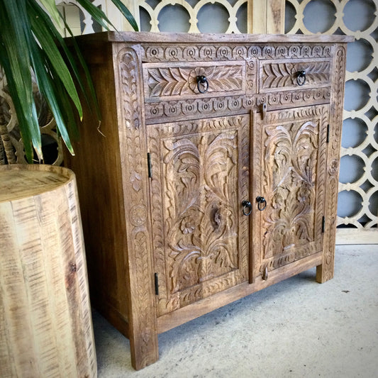 Navin Two Door Mango Wood Sideboard