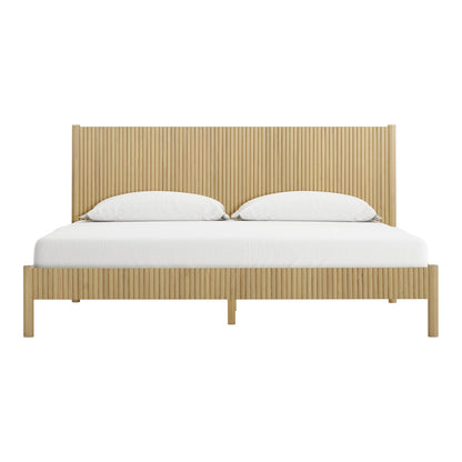 Tyla Natural Wood Queen Bed