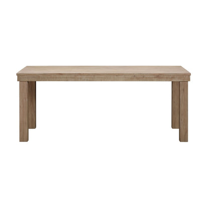 Cassie Natural 75" Rectangular Dining Table