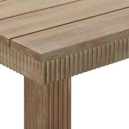 Cassie Natural 75" Rectangular Dining Table