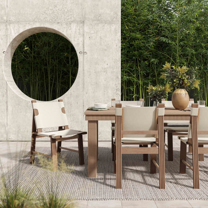 Cassie Natural 108" Rectangular Dining Table