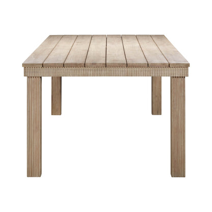 Cassie Natural 108" Rectangular Dining Table