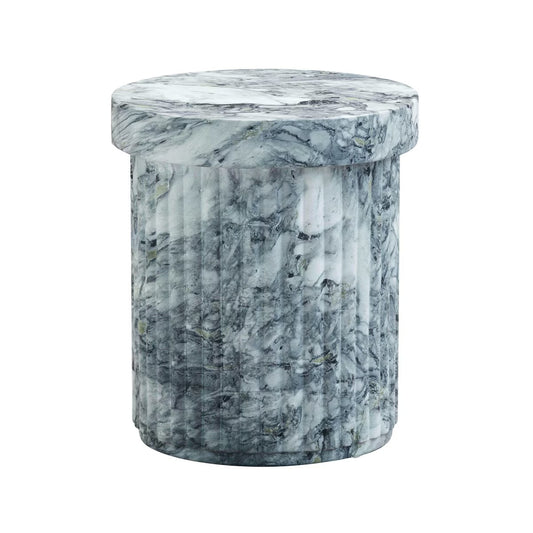 Marble Pattern Concrete Side Table