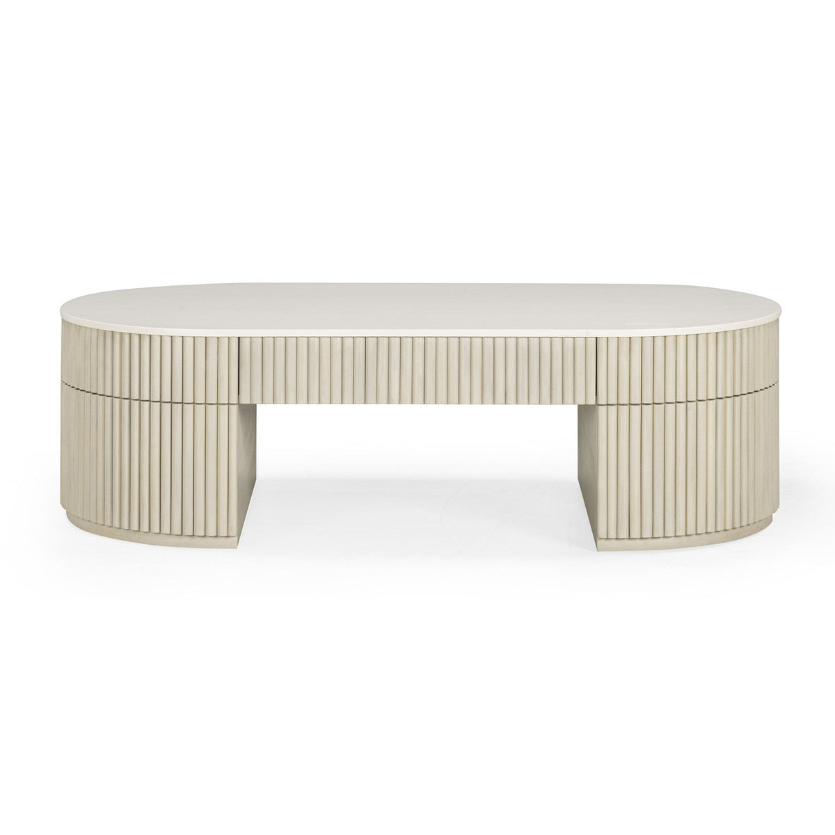 Bella Cream Large Storage Coffee Table