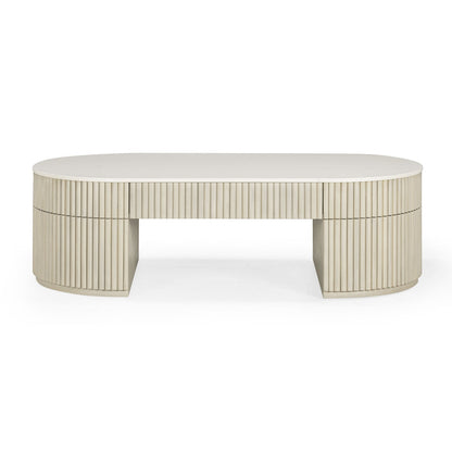Bella Cream Large Storage Coffee Table