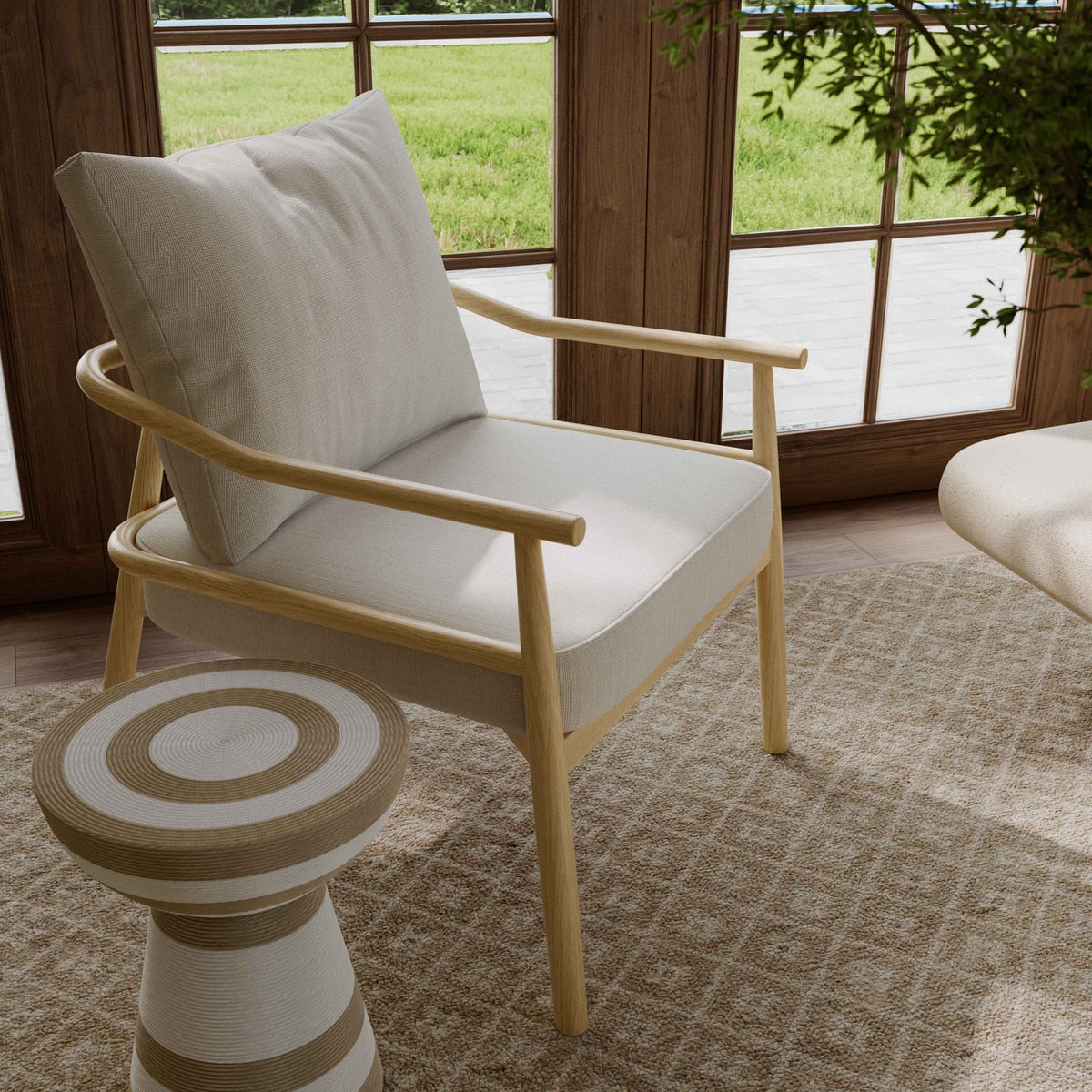Dixie Cream Accent Chair