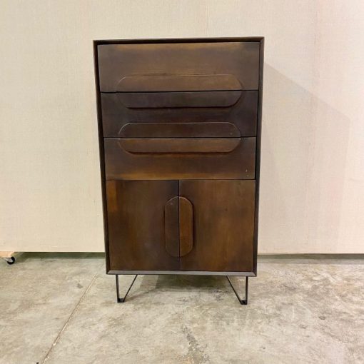 Rancho Four Drawer Mango Wood Tall Boy Chest