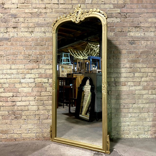 Camano Rosette Mango Wood Full Length Mirror