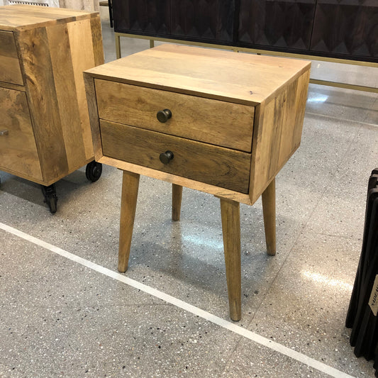Skokie Mango Wood Side Table