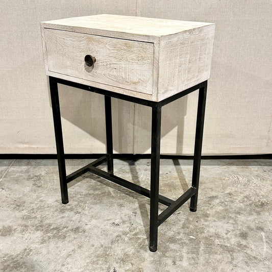 Louisville Mango Wood And Iron Side Table