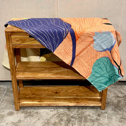 Blossom Harmony Petals Cotton Throw - 50" X 70"