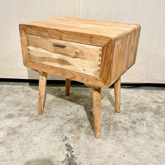 Javitri Acacia Wood Side Table